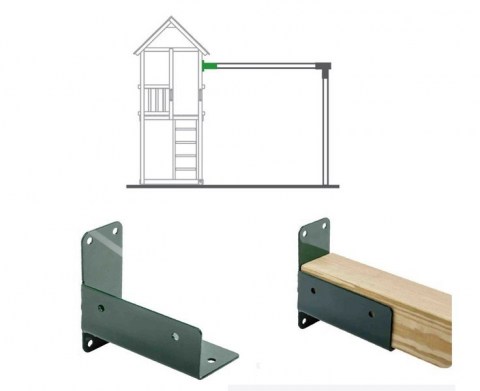 universal swing bracket square swing corner bracket open for climbing frame square wood 90 up to 125mm_01